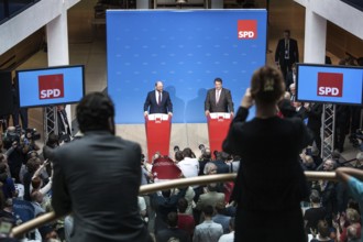 DEU Germany Germany Berlin election party at the SPD party headquarters