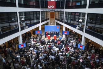 DEU Germany Germany Berlin election party at the SPD party headquarters