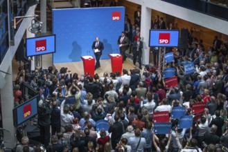 DEU Germany Germany Berlin election party at the SPD party headquarters