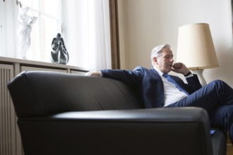 DEU Germany Germany Berlin The Governing Mayor of Berlin, Klaus Wowereit, in his office during an