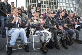 DEU Germany Germany Berlin Monday demonstration on Potsdamer Platz, as an alternative during the