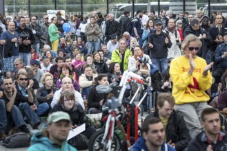DEU Germany Germany Berlin Monday demonstration on Potsdamer Platz, as an alternative during the