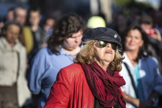 DEU Germany Germany Berlin Monday demonstration on Potsdamer Platz, as an alternative during the