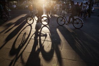 DEU Germany Germany Berlin Cyclists in the capital