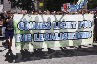 DEU Germany Germany Berlin demonstrators at the Hemp Parade 2014