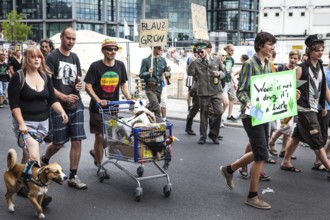 DEU Germany Germany Berlin demonstrators at the Hemp Parade 2014