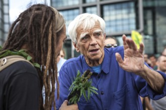 DEU Germany Germany Berlin demonstrators at the Hemp Parade 2014