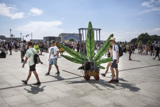 DEU Germany Germany Berlin demonstrators at the Hemp Parade 2014
