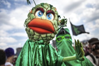 DEU Germany Germany Berlin demonstrators at the Hemp Parade 2014