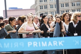 DEU Germany Germany Berlin Opening of a Primark movie at Alexanderplatz. Protests by several groups