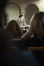 DEU Germany Germany Berlin The writer and translator Thomas Melle during his book presentation