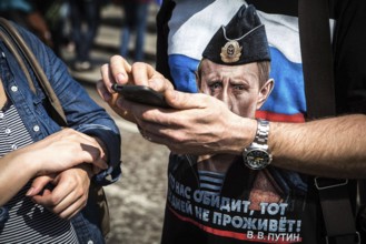 DEU Germany Germany Berlin Russian commemoration of the 70th anniversary of the end of the war at
