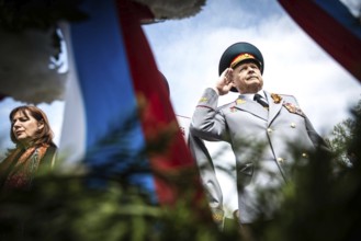 DEU Germany Germany Berlin Russian commemoration of the 70th anniversary of the end of the war at