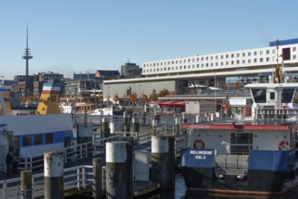 Port, Baltic Sea, Kiel Fjord, shipping, regular ferry service, CAP adventure center,
