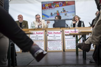DEU Germany Germany Berlin The TazLab 2016 under the motto 'Strangers or Friends — the Lust for