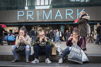 DEU Germany Germany Berlin scene in front of the Primark movie on Alexanderplatz