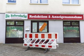 DEU Germany Germany Berlin Living in Berlin-Hellersdorf. Closed local newspaper