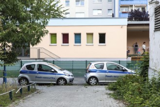 DEU Germany Germany Berlin Living in Berlin-Hellersdorf. Company car of a security service