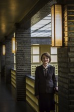 DEU Germany Germany Berlin The outgoing RBB director Dagmar Reim poses for the photographer