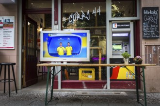 DEU Germany Germany Berlin TV broadcast of euro 2016 in Berlin