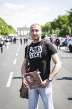 DEU Germany Germany Berlin Members of the Russian rocker group Nightwolves celebrated the 71st