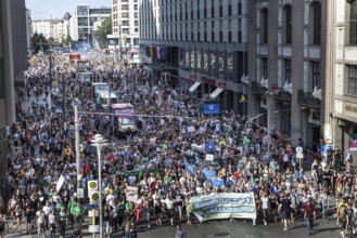 DEU Germany Germany Berlin demonstrators at the Hemp Parade 2014