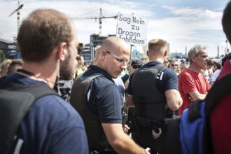 DEU Germany Germany Berlin demonstrators at the Hemp Parade 2014