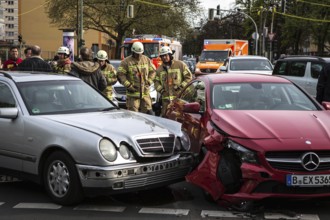 DEU Germany Germany Berlin Traffic accident on Bundesallee in Berlin Wilmersdorf