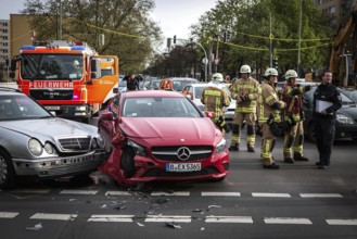 DEU Germany Germany Berlin Traffic accident on Bundesallee in Berlin Wilmersdorf
