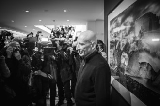 DEU Germany Germany Berlin Press date for the photo exhibition 'Genesis' by Brazilian photographer