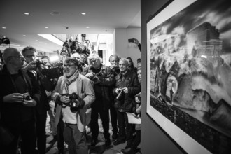 DEU Germany Germany Berlin Press date for the photo exhibition 'Genesis' by Brazilian photographer