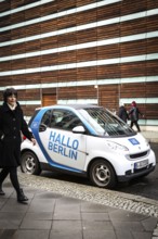 DEU Germany Germany Berlin car sharing scenes in the capital