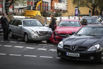 DEU Germany Germany Berlin Traffic accident on Bundesallee in Berlin Wilmersdorf