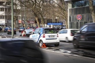 DEU Germany Germany Berlin car sharing scenes in the capital