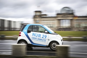 DEU Germany Germany Berlin car sharing scenes in the capital