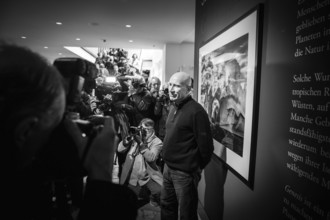 DEU Germany Germany Berlin Press date for the photo exhibition 'Genesis' by Brazilian photographer