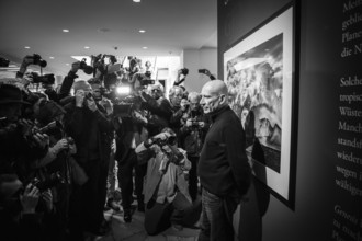 DEU Germany Germany Berlin Press date for the photo exhibition 'Genesis' by Brazilian photographer
