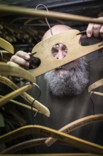 DEU Germany Germany Berlin iron collector Eberhard Rhode from Berlin-Karlshorst with his