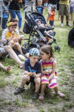 DEU Germany Germany Berlin Summer party at the Northwest daycare center on Prager Platz. Children