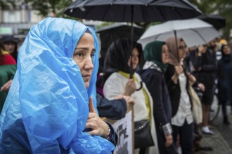 DEU Germany Germany Berlin Protest rally against intolerance of wearing headscarves and the ban on