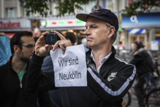 DEU Germany Germany Berlin Protest rally against intolerance of wearing headscarves and the ban on