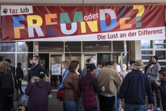 DEU Germany Germany Berlin The TazLab 2016 under the motto 'Strangers or Friends — the Lust for