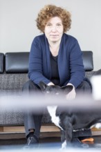 DEU Germany Germany Berlin Portrait of the author, architect and journalist Zora del Buono