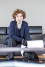DEU Germany Germany Berlin Portrait of the author, architect and journalist Zora del Buono