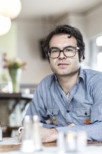 DEU Germany Germany Berlin The writer Phillip Schönthaler during a portrait appointment at the