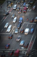 DEU Germany Germany Berlin View of traffic at the Frankfurter Tor intersection