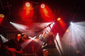 DEU Germany Germany Berlin Performance of the Syrian band Khebez Dawle in a private club