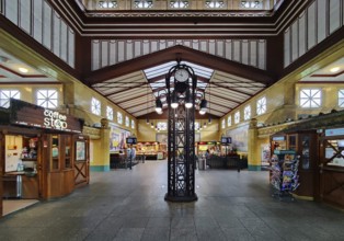 Interior view of Wittenbergplatz subway station, Charlottenburg, City-West, Berlin, Germany