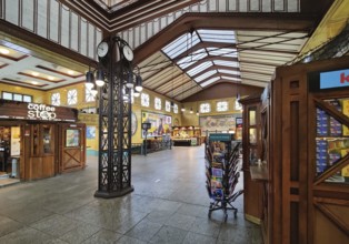 Interior view of Wittenbergplatz subway station, Charlottenburg, City-West, Berlin, Germany