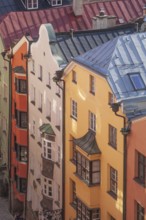 Historic houses in Herzog-Friedrich-Straße, Old Town, Innsbruck, Tyrol, Austria